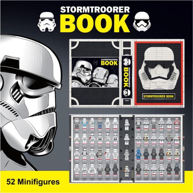 J13003 Star Plan Series Stormtrooper Book Building Blocks Toys From China