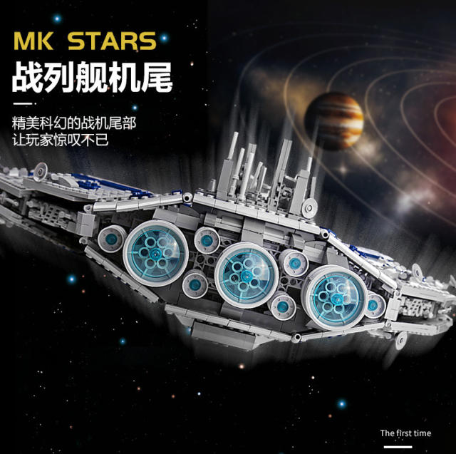 MouldKing 21008 Star Plan Series Lucrehulk Star Control Ship Model Building Blocks 3663pcs Bricks Children's Toys From China