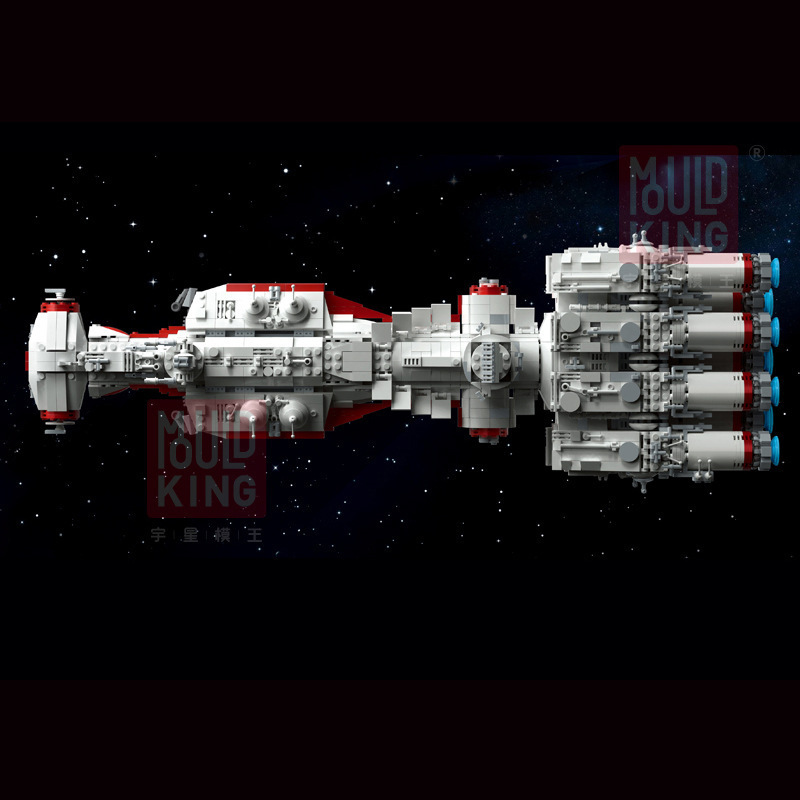 MouldKing 21003 Star Plan Series Interstellar Series 4 Spacecraft Corellian Corvette Building Block 2905pcs Bricks Toys MOC-10308 From China