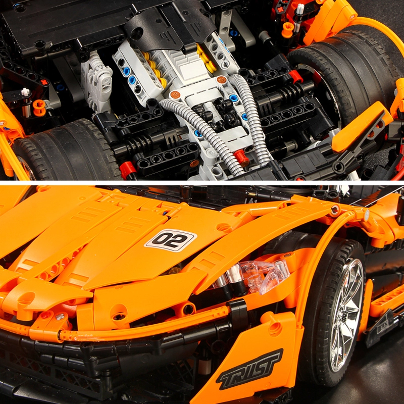 Mould King MOC 20087 Technic Series McLarening P1 hypercar Racing Car Model Building Blocks Brick compatible with 13090 Toys