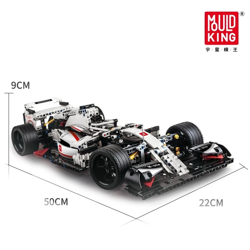 MouldKing  13117 MOC  Technic City F1 Racing Car The 24 Hour Race Car Model Building Blocks Bricks Toys