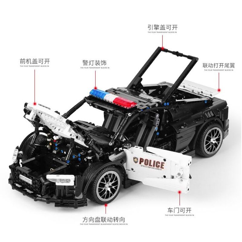 DK2103 1880pcs Technic series R8 V10 Second Generation Building Blocks Toys To China