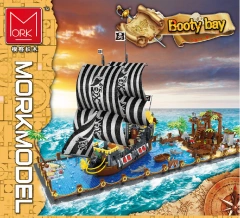 Mork 031002 Booty Bay Series Pirate Bay Children's Educational Building Block 5937pcs Bricks Toy From China