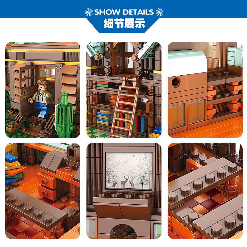 JUHANG 86002 Creator Series The Time Room House Building Blocks 2466pcs Bricks Toy Gift For Child