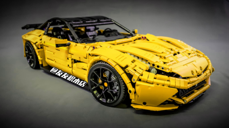 MOC-41271  Compatible 4-Color F12 Static Supercar About 3159pcs Building Blocks Toy Ship From China