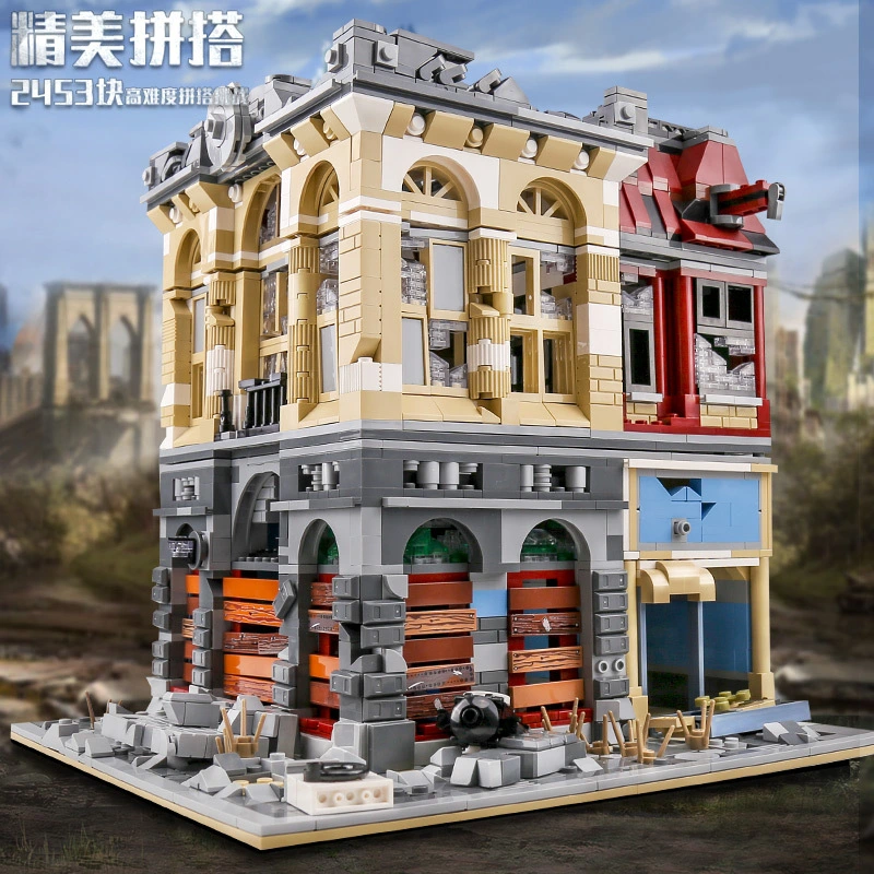 Super 18K Creator Series K126 MOC - Brick Bank - Apocalypse Version Building Blocks 2500pcs Bricks MOC-41175 Ship From USA 3-7 Days Delivery