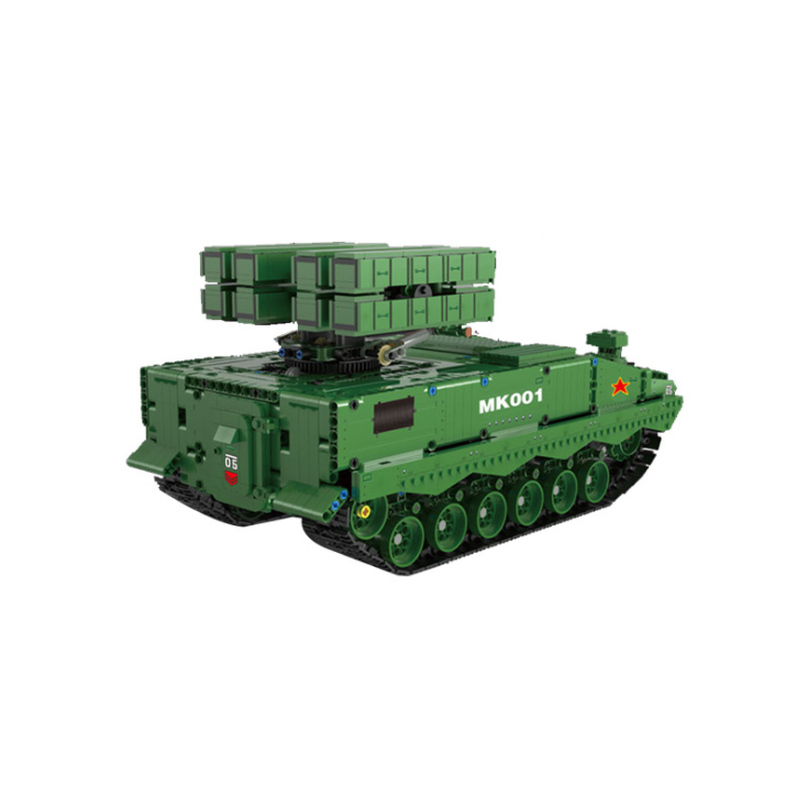 MouldKing  20001 1600pcs Dynamic version HJ-10 Anti-tank Missile Building Blocks Toy From China [with Motor]