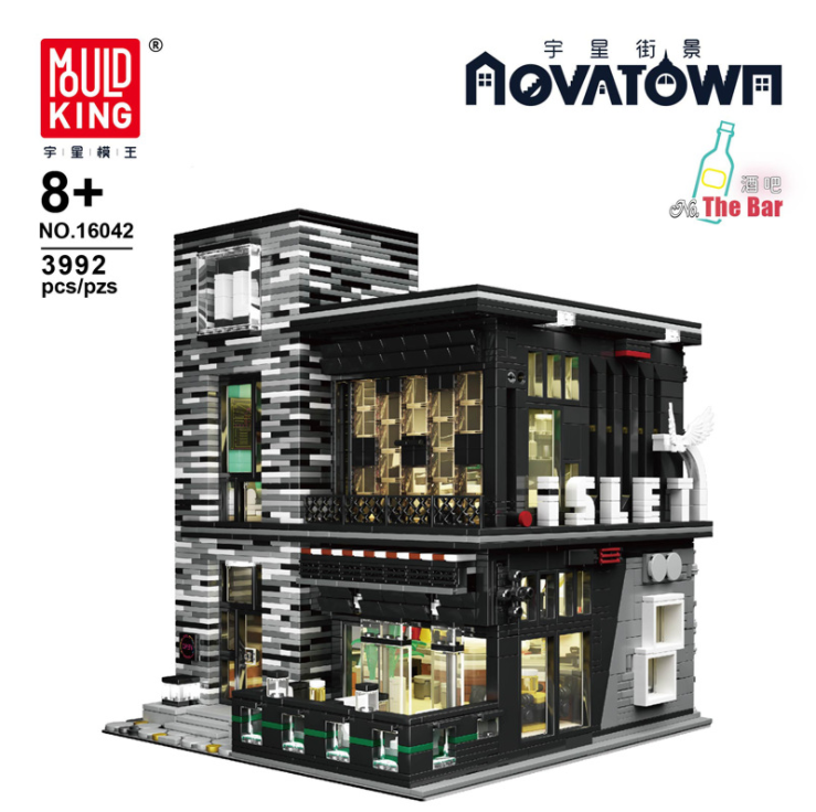 MK16042 Pub & restaurant Modular 'ISLET' Building Blocks 3992pcs Bricks Ship From China