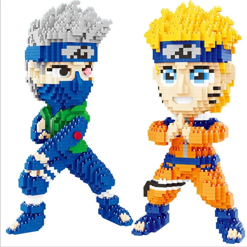 Balody 16093/16094 Hatake Kakashi UZUMAKI NARUTO Cartoon Model Sets Building Blocks 1670pcs/1570pcs Toys （no tax)