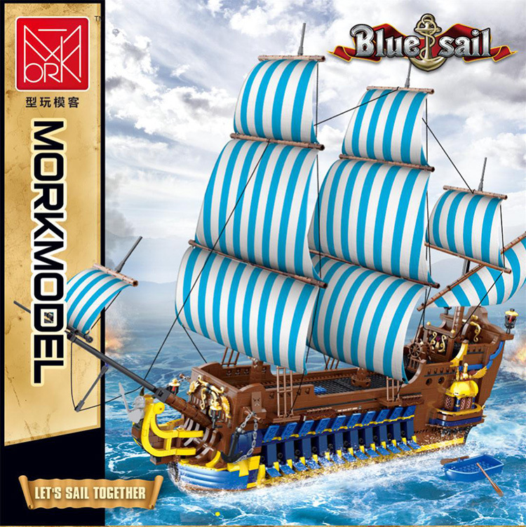 MORK 031011 MOC IDEA series Lanfan Puzzle Insert Assembling small particle Building Block 3265pcs Toy from China