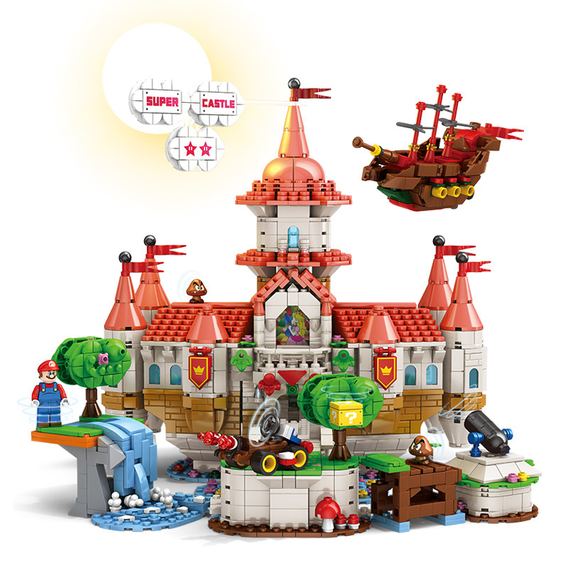 LQS 67601 Movie & Game Series Super Mary Castle Peachy Castle Building Block 2614pcs Bricks Toy  From China