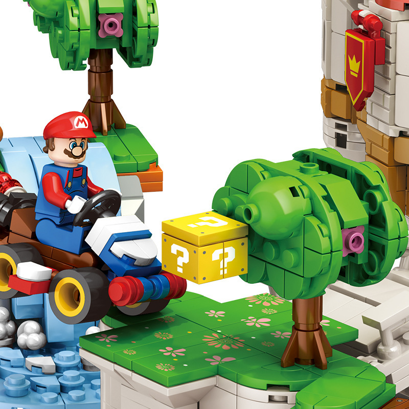 LQS 67601 Movie & Game Series Super Mary Castle Peachy Castle Building Block 2614pcs Bricks Toy  From China