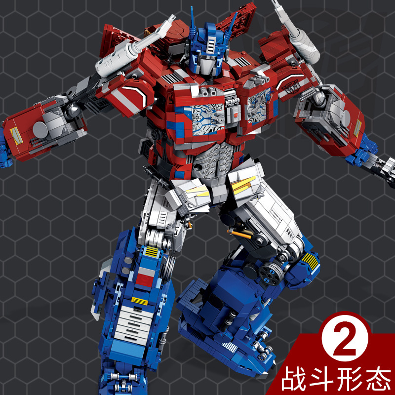 772 Deformation Robot Series  King Kong Optimus B-pillar Model Assembly 2745pcs Building Block Toy From China