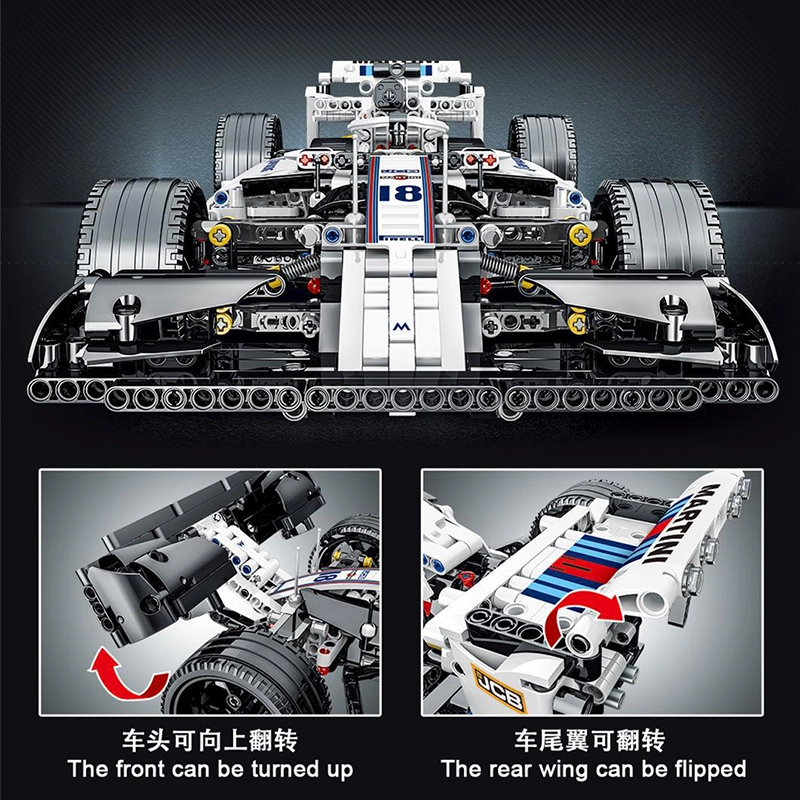 MORKMODEL 023004 Technic Series alternate - F1 Car building blocks 1152pcs bricks Toys For Gift ship from China