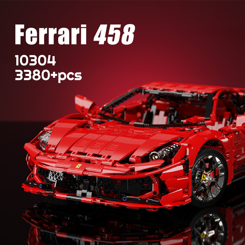 KBox 10304 Technice Red Farari 458 building blocks 3380pcs Bricks Toys For Gift from China