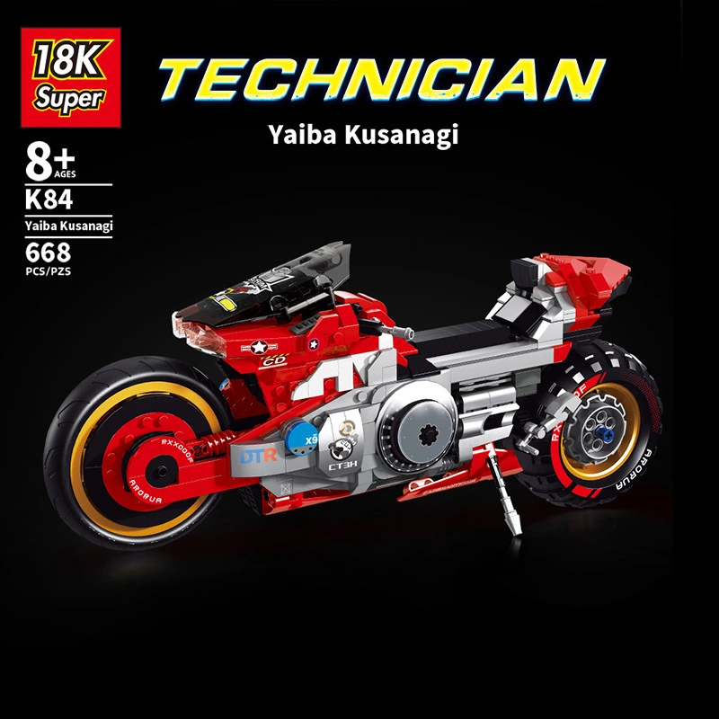 Super18K K84 Cyberpunk 2077 Yaiba Kusanagi building blocks 668pcs bricks Toys For Gift from China