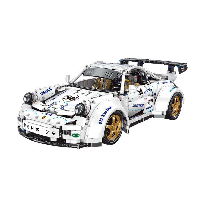 YC-QC016 Technic ‘Porsche’ 911 Widebody building blocks 2525pcs bricks Toys For Gift ship from China(no tax )