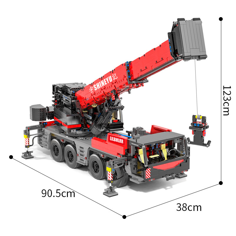 HappyBuild YC22003 Technic Shine YU：Mobile Crane building blocks 4885pcs bricks Toys For Gift from China