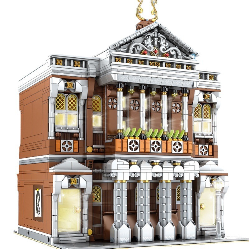 MOULDKING 16032 City Street Concert Hall building blocks 2875pcs bricks Toys For Gift from China
