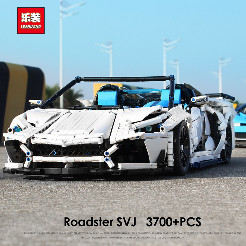 LZ 2101 Technic 'Lamborghini' Aventador SVJ Roadster building