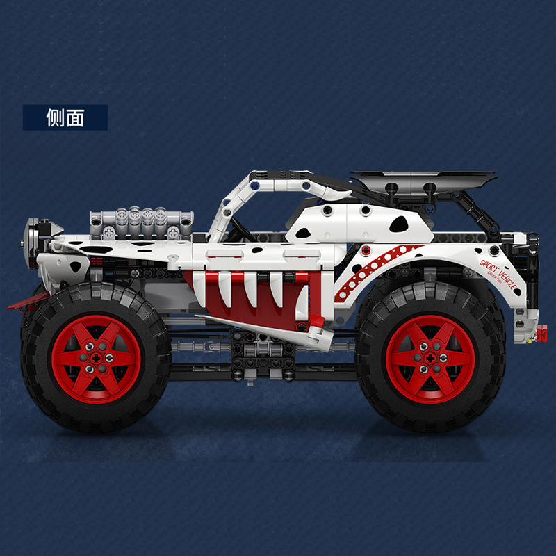 MOYU 88006 Technic DALMATIAN-MONSTER-TRUCK building blocks 987pcs bricks Toys For Gift From China