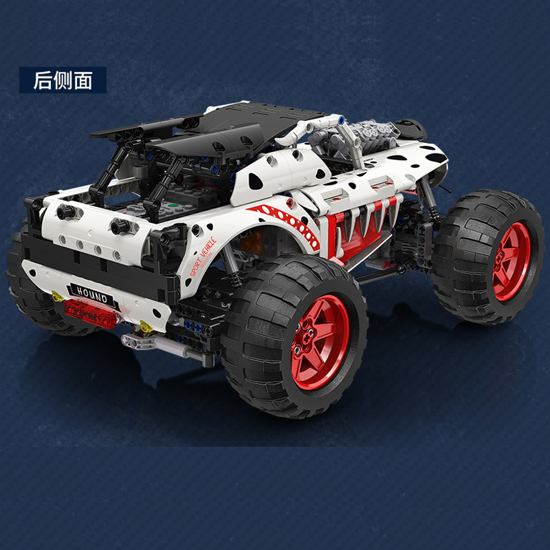 MOYU 88006 Technic DALMATIAN-MONSTER-TRUCK building blocks 987pcs bricks Toys For Gift From China