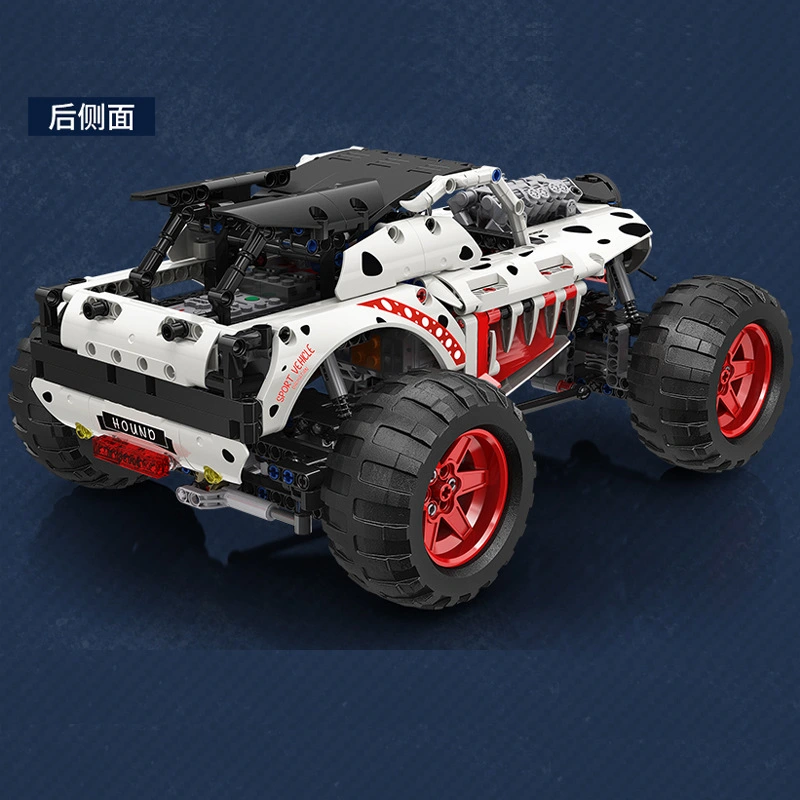 MOYU 88006 Technic DALMATIAN-MONSTER-TRUCK building blocks 987pcs bricks Toys For Gift From China