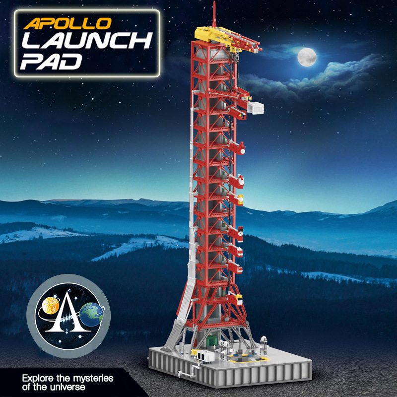 MORKMODEL 031003 Technic Apollo Saturn V Launch Umbilical Tower building blocks 3586pcs bricks Toys For Gift from China