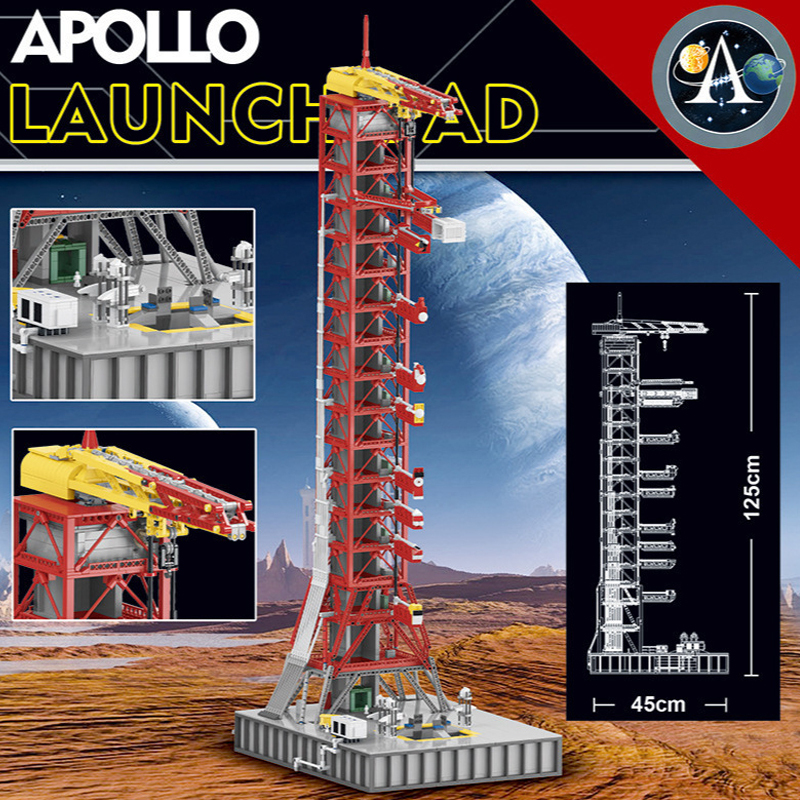 MORKMODEL 031003 Technic Apollo Saturn V Launch Umbilical Tower building blocks 3586pcs bricks Toys For Gift from China
