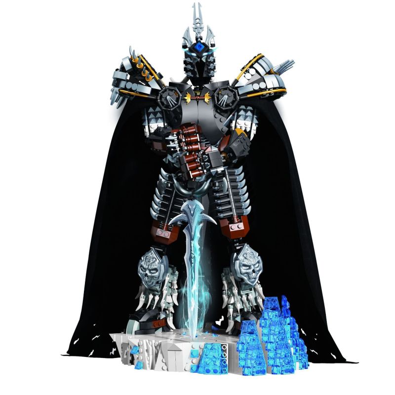 Super 18K K83 Game world of warcraft The Lich King Arthas building blocks 1680pcs bricks Toys For Gift ship from China(no tax)