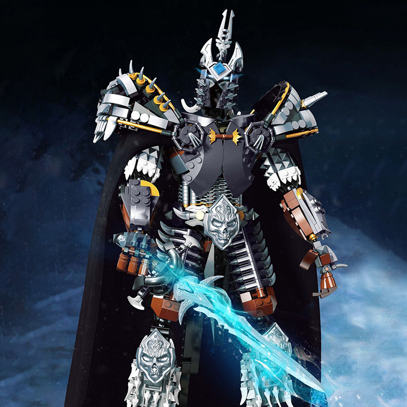 Super 18K K83 Game world of warcraft The Lich King Arthas building blocks 1680pcs bricks Toys For Gift ship from China(no tax)