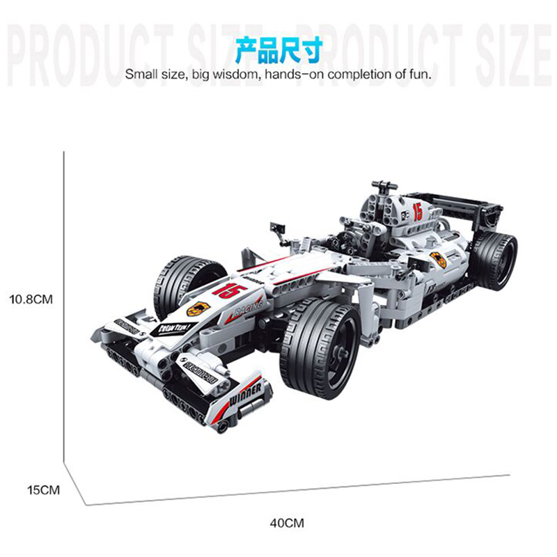 7115 Technic RC Racing F1 Car building blocks 729pcs bricks Toys For Gift ship from China