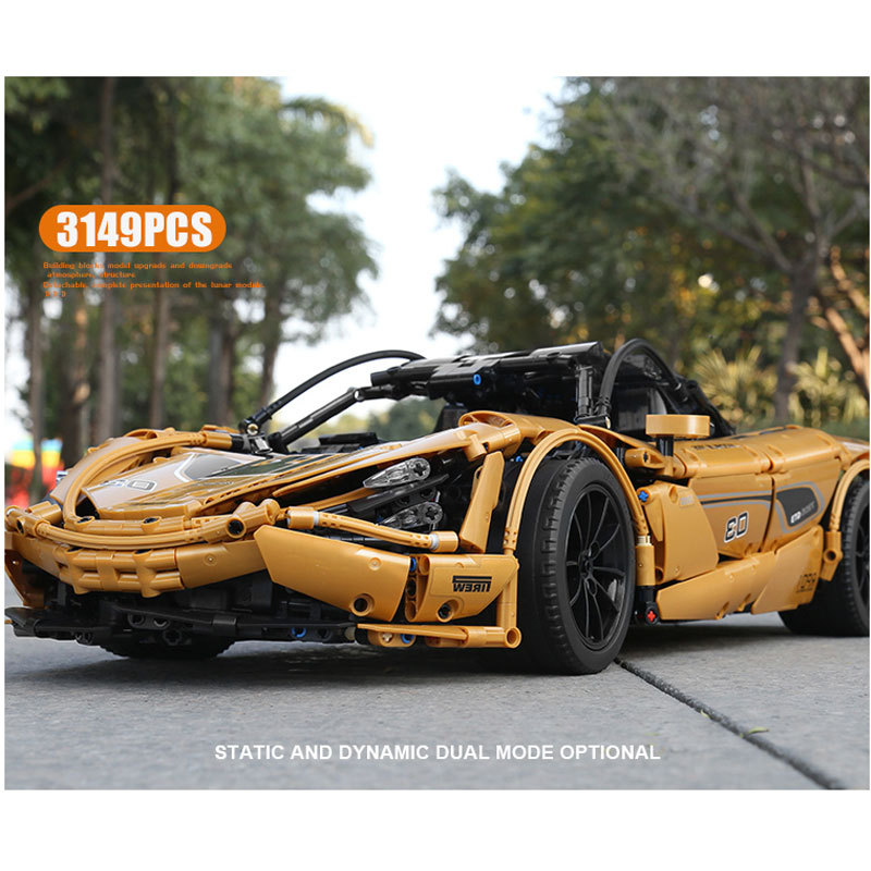 Mould King 13145S Technic Series 1:8 Mclaren 720S Building Blocks Ship From Europe 3-7 Days