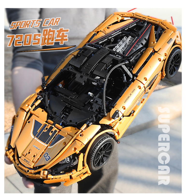 Mould King 13145S Technic Series 1:8 Mclaren 720S Building Blocks Ship From Europe 3-7 Days