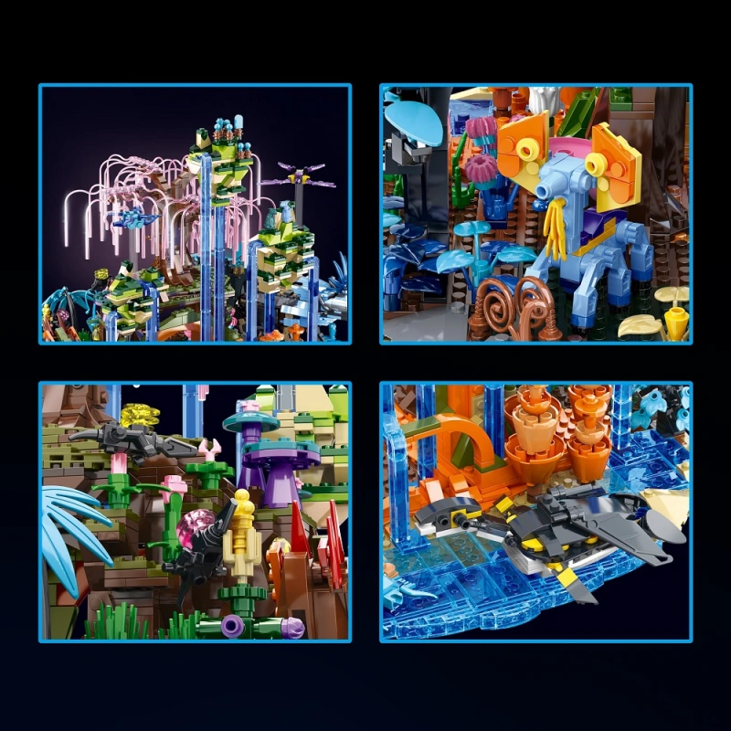 CL1199 Movie Avatar World building blocks 2878pcs bricks Toys For Gift ship from China