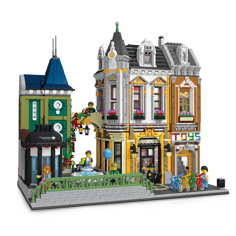 JIESTAR 89112 City Street Toy Shopping Mall building blocks 5290pcs bricks Toys For Gift from China