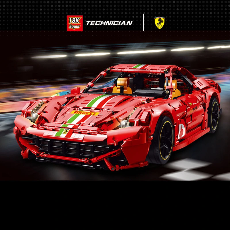 Super 18K K100 Technic ‘Ferrari’ F12 building blocks 3571pcs bricks Toys For Gift ship from China
