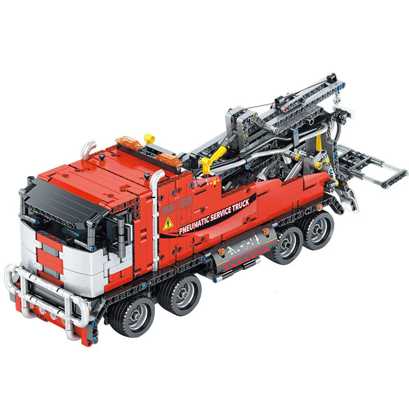 Mould King 19001 Technic Pneumatic service truck building blocks 1498pcs bricks Toys For Gift ship from China