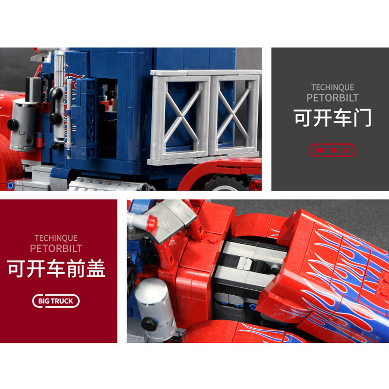 SEMBO 701803 Movie &amp; Games Optimus Prime Truck Building Blocks 849pcs Toys For Gift Ship From China