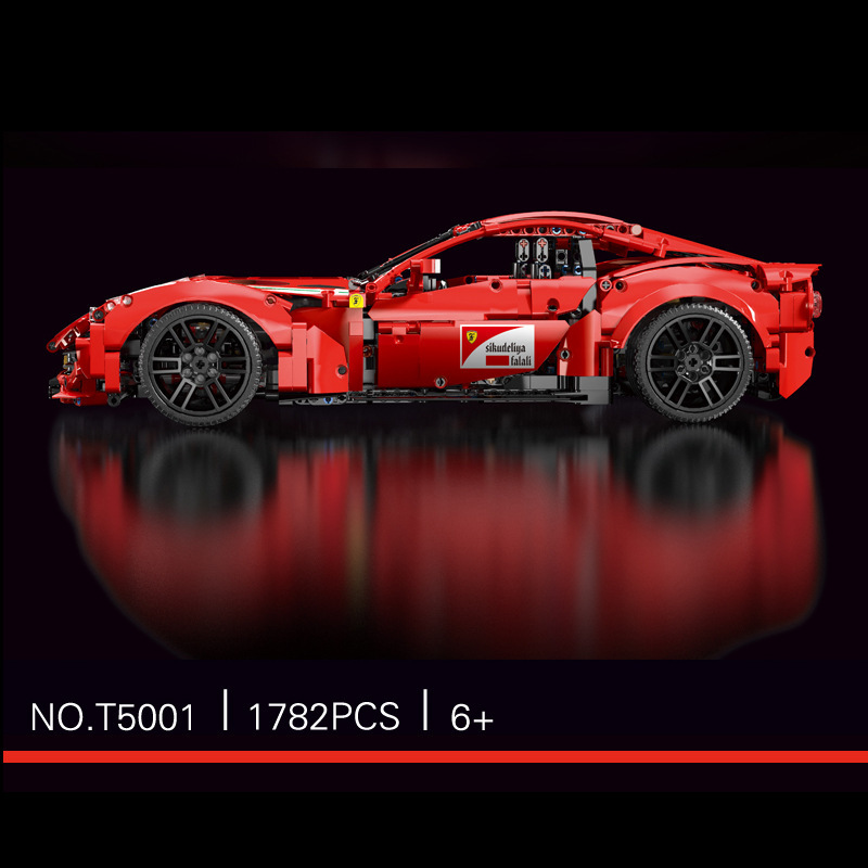 TECHNOLOGY T5001 Technic 'Ferrari' F12 Sports car Static building blocks 1782pcs Toys For Gift ship from China