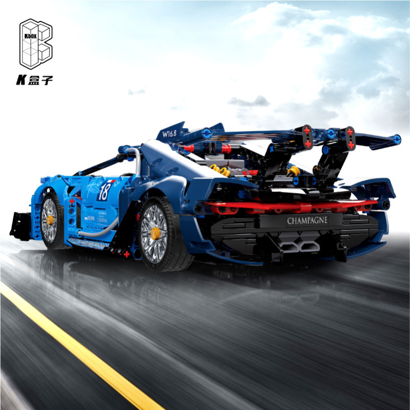 K BOX 10213 Technic Bugatti sports car building blocks 1480pcs Toys For Gift ship from China