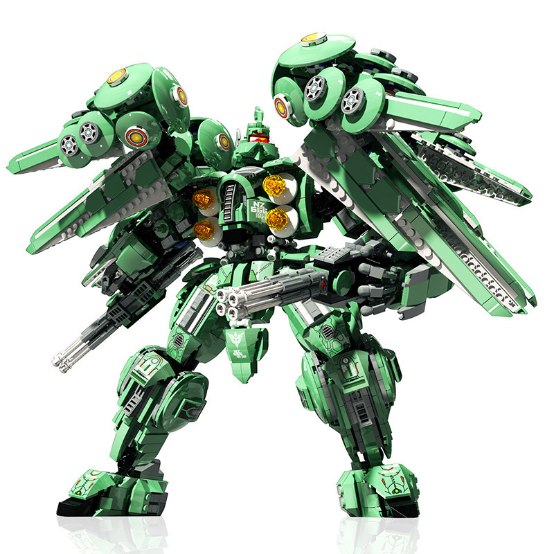 SX9027 Kshatriya Fighter Armor Model Children's Educational Small Particles Assembled Building Block Toys 2091pcs