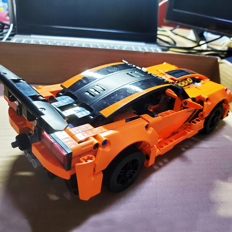 Bela 11299 Chevrolet Corvette ZR1 Technic Building Blocks Toys Bricks Toys For Children Ship From China 42093