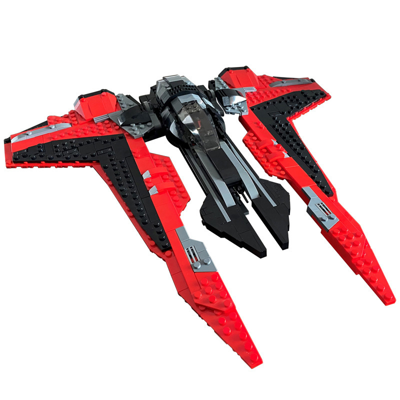 MOC-32053 Star Plan Series Customized Darth Moore's Fighter Building Blocks MOC 735pcs Ship from China