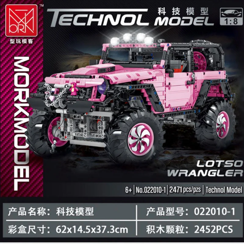 Mork 022010 Technic Series Jeep “Wrangler” Rubicon Building Blocks 2471pcs Bricks Toys From China