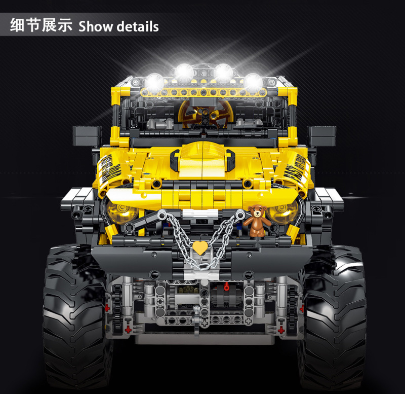 Mork 022010 Technic Series Jeep “Wrangler” Rubicon Building Blocks 2471pcs Bricks Toys From China