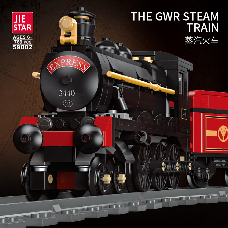 JIESTAR 59002 Technic The GWR Steam Train model building blocks 789pcs Toys For Gift ship from China