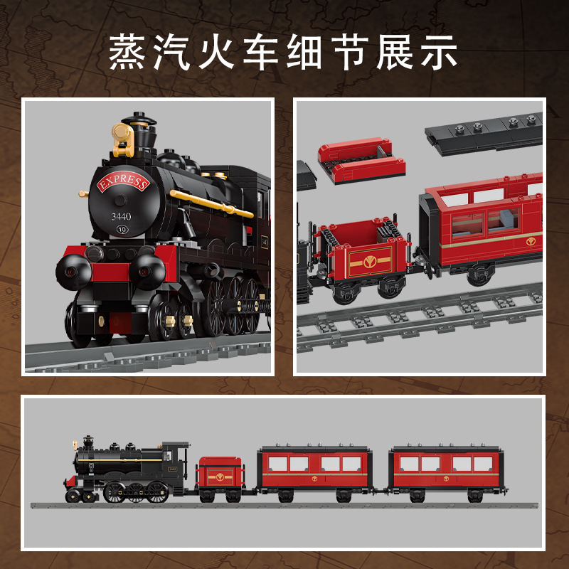 JIESTAR 59002 Technic The GWR Steam Train model building blocks 789pcs Toys For Gift ship from China