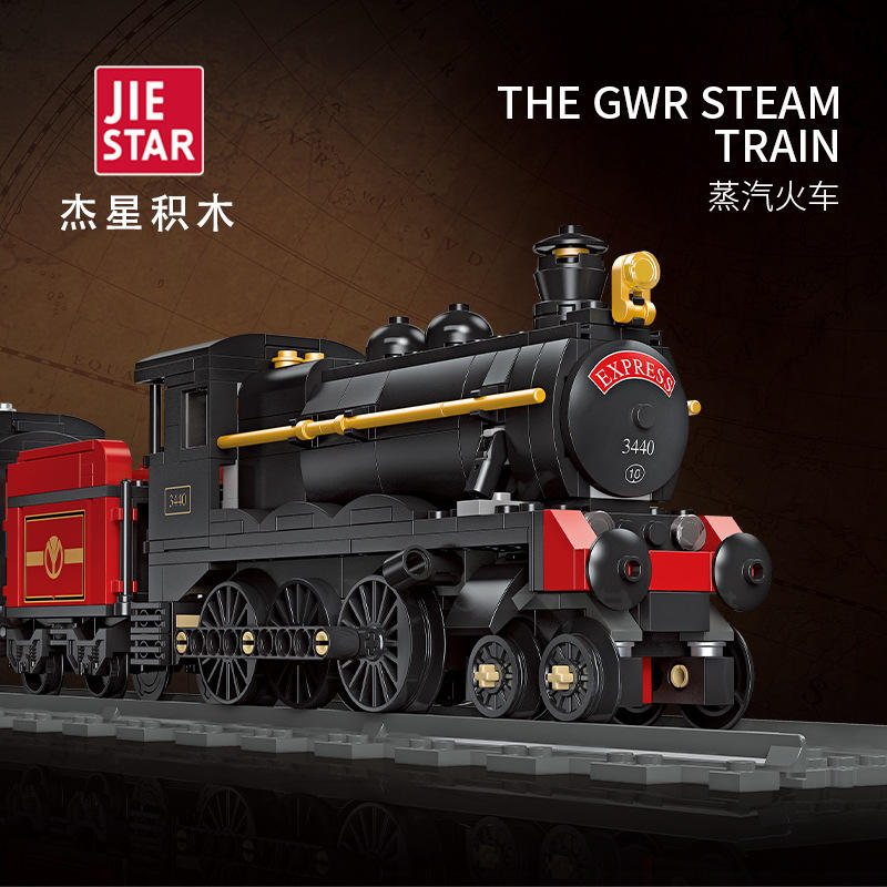 JIESTAR 59002 Technic The GWR Steam Train model building blocks 789pcs Toys For Gift ship from China