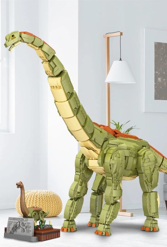 Forange FC6206 Jurassic Dinosaur Series Brachiosaurus Building Blocks 2250pcs Bricks Toys For Gift Ship From China